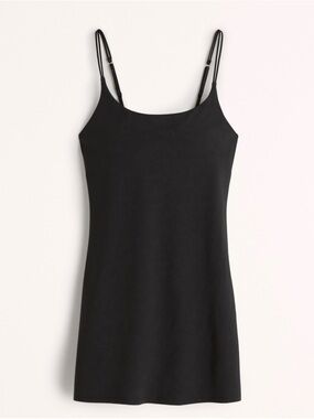 Abercrombie YPB traveler mini dress in black